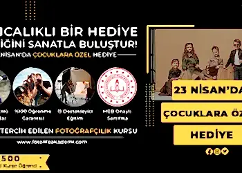 23 Nisan’da Çocuklara Özel Fotoğrafçılık Kursu Kampanyası