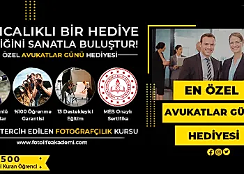 Avukatlar Günü Fotoğrafçılık Kursu Kampanyası