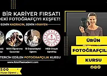 Ürün Fotoğrafçılığı Kursu Fiyatları – Erken Kayıtta %50 İndirim