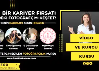 Video ve Kurgu Kursu Fiyatları – Erken Kayıtta %50 İndirim