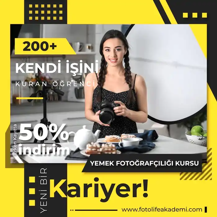 yemek fotoğrafçılığı kursu