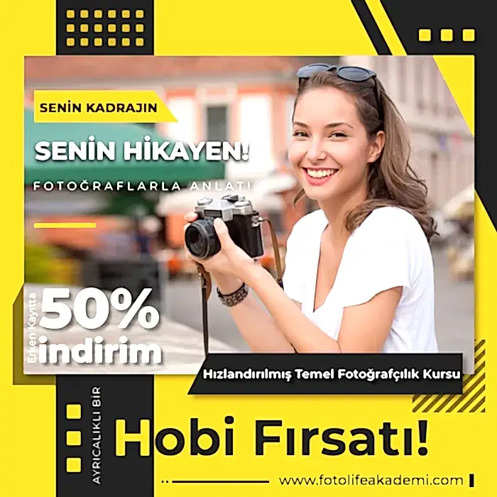hızlandırılmış temel fotoğrafçılık kursu